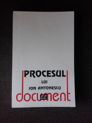 PROCESUL LUI ANTONESCU, DOCUMENT foto