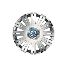 Set 4 capace roti Cu Inel Cromat Active R15 pentru gama auto Volkswagen foto
