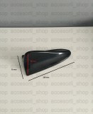 Antena Auto Rechin Neagra Ornament Universala 152mm x 75mm x 53mm Banda Adeziva