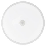 Aplica LED 20W cu senzor, lumina rece 6400K, culoare alba, pentru exterior
