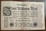 B11 55 - Bancnota foarte veche - Germania - 2 000 000 marci - zwei millionen mark - 1923