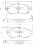 Set placute frana,frana disc HYUNDAI SONATA IV (EF) (1998 - 2005) NIPPARTS J3601055