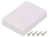 Carcasă universală ABS albă 50x70x15mm IP40