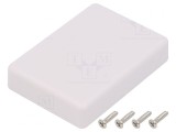 Carcasă universală ABS albă 50x70x15mm IP40