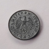 Germania Nazista 1 reichspfennig 1943 B ( Viena), Europa