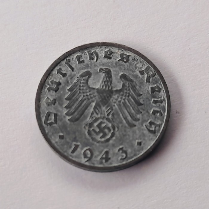 Germania Nazista 1 reichspfennig 1943 B ( Viena)