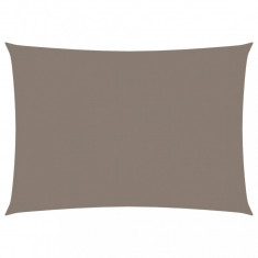 vidaXL Parasolar, gri taupe, 2,5x4,5m, țesătură oxford, dreptunghiular