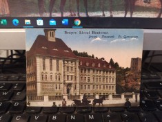Brașov, Brasso, Kronstadt, Liceul Honterus, Ev. Gymnasium, c. 1918, 205
