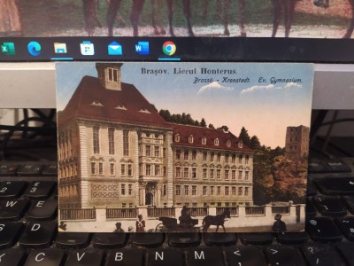Brașov, Brasso, Kronstadt, Liceul Honterus, Ev. Gymnasium, c. 1918, 205 foto