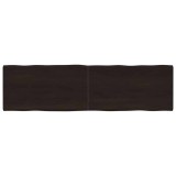VidaXL Blat masă, 180x50x(2-4) cm, maro, lemn tratat contur organic