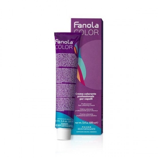 Fanola Color Cremă de colorare a părului profesională, vopsea permanentă pentru păr, Red Booster R.66, 100 ml