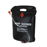 Dus Solar Camping 20L, OM Market, PVC Negru, Portabil, Incalzire Solara, Ideal Drumetii, Camping si Plaja