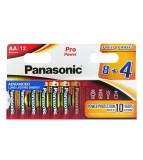 Set 12 Baterii Panasonic Alkaline PRO Power LR6/AA