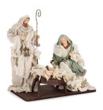 Cumpara ieftin Figurina Nasterea Domnului textil multicolor Faithful 37x23x41h
