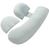 Set pern&Auml; pentru gravide proactive, design versatil &Atilde;&reg;n form&Auml; de h &Egrave;i u, hus&Auml; detasabil&Auml;, spum&Auml; moale, l&Auml;&Egrave;ime reglabil&Auml;, albastru, Flippy