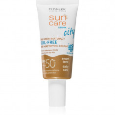 FlosLek Laboratorium Sun Care Derma City BB crema BB matifianta oil free SPF 50+ 30 ml