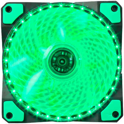 Ventilator 120 mm Marvo FN-11 green LED foto