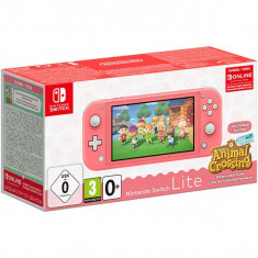 Consola portabila Nintendo Switch Lite Animal Crossing, coral foto