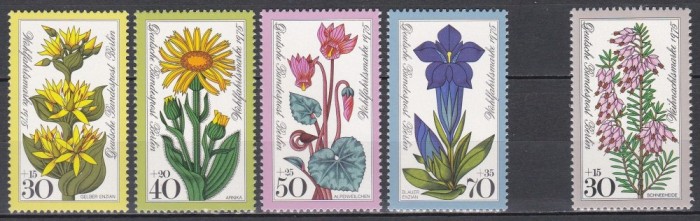 Germania Berlin 1975 - Flori, 2 Serii, MNH