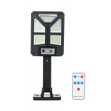 Lampa Solara LED 92 SMD 100W 6000K IP65 Telecomanda, Senzor Miscare, Autonomie 12h, ABS, 37.5cm x 14cm