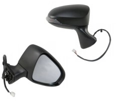 Oglinda exterioara Toyota Verso, 03.2013-, Dreapta, reglare electrica; grunduit; incalzita; geam convex; cromat; 7 pini; cu semnalizare, View Max