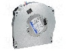 Ventilator 127x127x25mm, 12V DC, volum aer 41m3/h, lagar cu bila, EBM-PAPST - RLF100-11/12/2