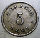 R.009 ROMANIA 5 BANI 1900, Cupru-Nichel