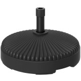 Outsunny Bază pentru Umbrelă de Soare, Umplută cu Nisip sau Apă, &Phi;55x30 cm, Negru | Aosom Romania