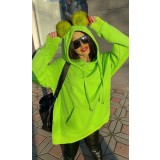 Hanorac Tedy Green Neon