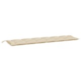 Cumpara ieftin Perna banca de gradina, bej, 200x50x7 cm, material oxford