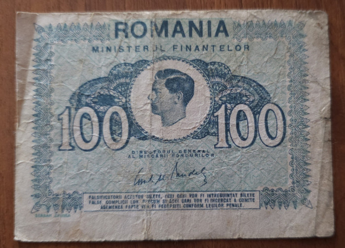 100 lei 1945, Rom&acirc;nia