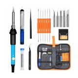 Kit Letcon Profesional Verke 60W, 200-450&deg;C + Accesorii: Varfuri, Suport, Aspirator Fludor, Pensete, Raclete