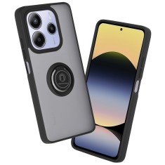 Husa Xiaomi Redmi Note 14 5G Asteroid GSM Glinth cu inel suport stand magnetic, negru