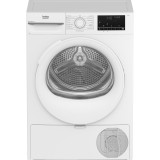 Uscator de rufe Beko BM3T4723WWEU, Pompa de caldura, 7 kg, Clasa D, 15 programe, Digital Display, Alb