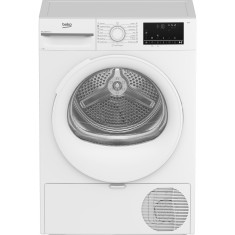 Uscator de rufe Beko BM3T4723WWEU, Pompa de caldura, 7 kg, Clasa D, 15 programe, Digital Display, Alb