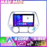 Navigatie Hyundai I20 2011 2014 manual si automat EDOTEC-LITE Android radio gps internet Octa core 4 64 Carplay CarStore Technology