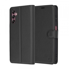 Husa pentru Samsung Galaxy A14 A145 / A14 5G A146, Techsuit, Leather Folio, Neagra