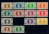 Wallis &amp;amp; Futuna 1944 - Uzuale, serie inc. nestampilata