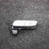 Comutator Mercedes-Benz C W205 2015 A2059050404 Buton Start Stop Argintiu Aluminiu