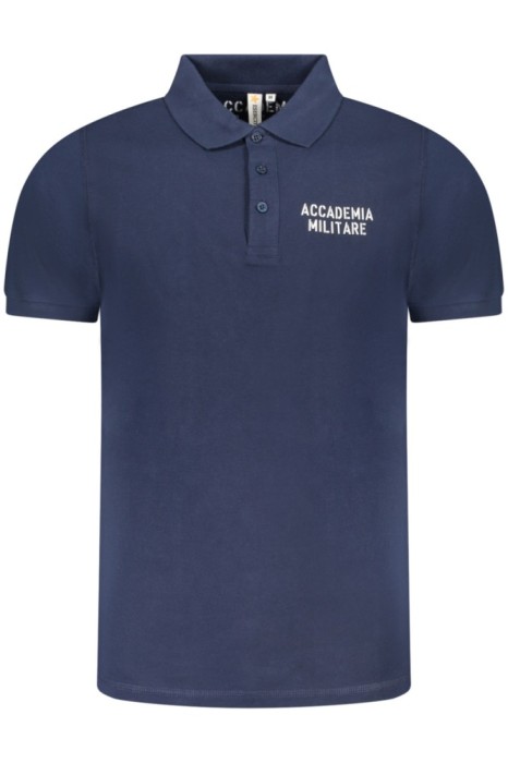 ACCADEMIA MILITARE Tricou polo barbati din bumbac, cu imprimeu, Regular fit, Bleumarin, S