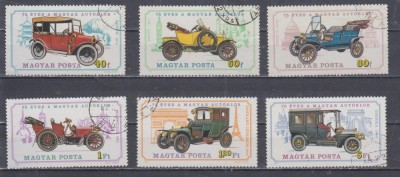 A12 S4 8 - Timbre foarte vechi - Ungaria - masini de epoca foto