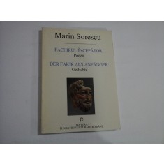 FACHIRUL INCEPATOR - POEZII - MARIN SORESCU