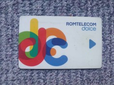 Pentru colectionari cartela Dolce Romtelecom