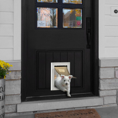 PawHut usa basculanta pentru pisici si caini, 25,2x6,5x34,2cm foto