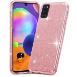 Husa TPU Tech-Protect GLITTER SHINE pentru Samsung Galaxy A31, Roz