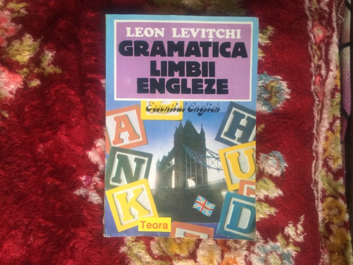 h6b GRAMATICA LIMBII ENGLEZE-LEON LEVITCHI