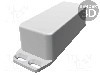 Carcasa aluminiu, 39mmx93mmx31mm, IP65, HAMMOND - 1590WAFLBK