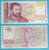 Bancnota Bulgaria 5000 Leva 1997 Stoyanov UNC, Serie 7482031, P#111 - Numismatică Europa