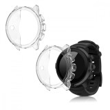 Set 2 Huse pentru Suunto 9 / 9 Baro / Spartan Sport Wrist HR, kwmobile, Silicon, Transparent, 52665.01