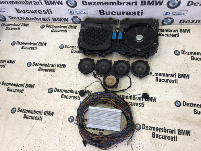 Sistem audio difuzor amplificator original complet BMW F06 F12 F13